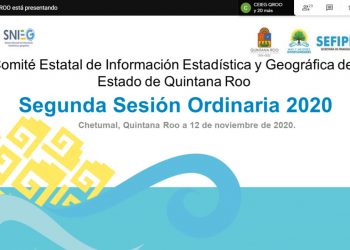SEFIPLAN PRESIDIÓ LA SEGUNDA SESIÓN ORDINARIA DEL COMITÉ DE INFORMACIÓN ESTADÍSTICA Y GEOGRÁFICA DE QUINTANA ROO