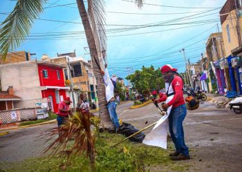 INTENSIFICA GOBIERNO MUNICIPAL LIMPIEZA DE ZONA URBANA EN ISLA MUJERES