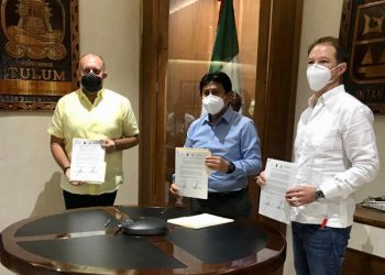 AHT Y AYUNTAMIENTO DE TULUM FIRMAN ACUERDO PARA NO REALIZAR FIESTAS NI EVENTOS MASIVOS