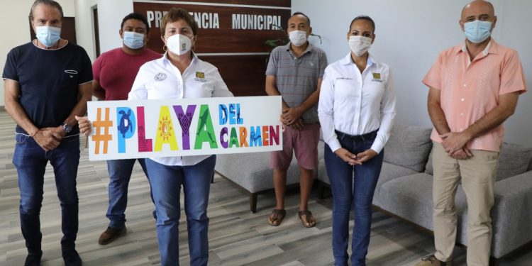 AGRADECE LAURA BERISTAIN RESPALDO DE EMPRESARIOS A REMODELACIÓN DE QUINTA AVENIDA