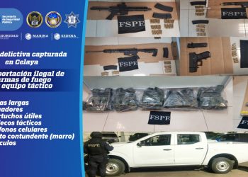 DETIENEN A GRUPO DELICTIVO EN CELAYA