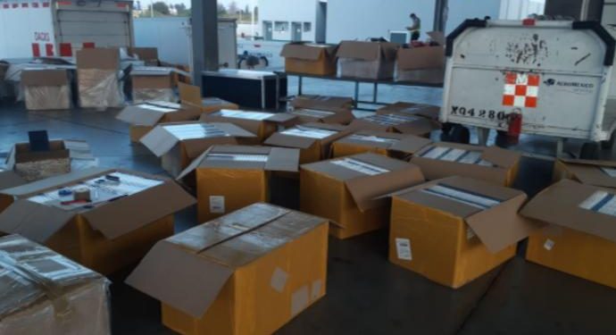 ADUANAS FRENA EL INGRESO ILEGAL DE 10 MIL PRUEBAS COVID-19, TERMÓMETROS, JUGUETES Y GAFAS