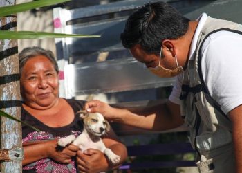 INVITA AYUNTAMIENTO A POBLACIÓN DE ZONA CONTINENTAL A CAMPAÑA DE VACUNACIÓN CANINA