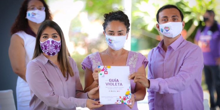 PRESENTÓ GOBIERNO DE LAURA BERISTAIN GUÍA VIOLETA