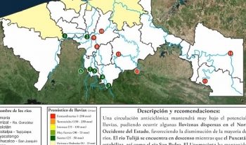 MANTIENE IPCET ALERTA EN JONUTA Y CENTLA POR CRECIDA DEL USUMACINTA