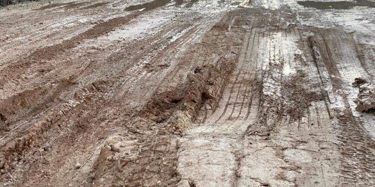 DESPUÉS DE CINCO MESES AGUARDAN REPARACIÓN DE CAMINO