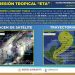 ETA SE DEBILITA A DEPRESIÓN TROPICAL