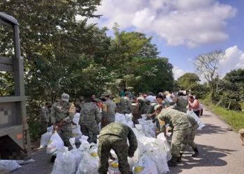 EL EJÉRCITO MEXICANO Y FUERZA AÉREA MEXICANOS CONTINÚAN APLICANDO EL PLAN DN-III-E EN TABASCO Y CHIAPAS