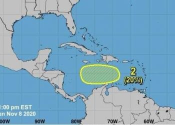 VIGILAN ZONA DE BAJA PRESIÓN EN EL CARIBE