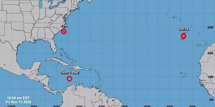 SE FORMA LA DEPRESIÓN TROPICAL 31