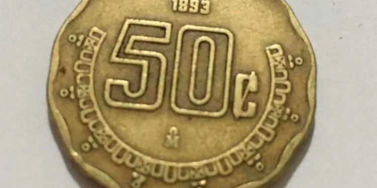 ESTAS MONEDAS DE 50 CENTAVOS VALEN MÁS DE TRES MIL PESOS