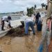 LA APIQROO Y LA ZOFEMAT RETIRAN SARGAZO ACUMULADO EN LAS INMEDIACIONES DEL MUELLE DE COZUMEL