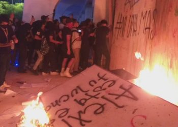MANIFESTACIÓN DE MUJERES ACABA A BALAZOS Y CON HERIDOS