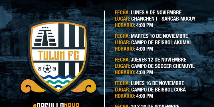 TULUM FC REALIZARÁ VISORIAS EN TODO EL MUNICIPIO