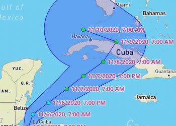 ETA ESTÁ A 355 KILÓMETROS DE CHETUMAL