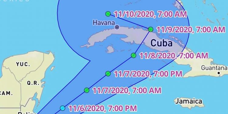 ETA ESTÁ A 355 KILÓMETROS DE CHETUMAL