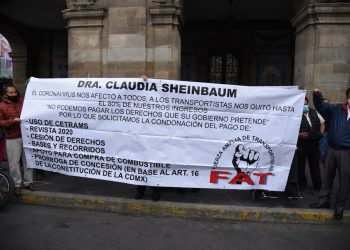 TRANSPORTISTAS PIDEN INCREMENTO DE TARIFAS