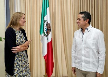 SE REÚNE CARLOS JOAQUÍN CON LA EMBAJADORA DE NORUEGA