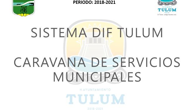 CARAVANA DE SERVICIOS MUNICIPALES LLEGA A LA COLONIA XULKA