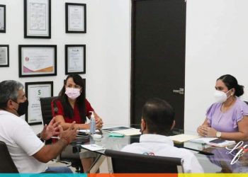 RECIBE LAURA FERNÁNDEZ A LA DIRECTORA REGIONAL DE LOS PROGRAMAS INTEGRALES DEL BIENESTAR EN BENITO JUÁREZ Y PUERTO MORELOS