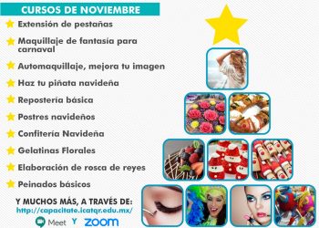PROMOCIONA EL ICATQR LA OFERTA EDUCATIVA DEL MES DE NOVIEMBRE