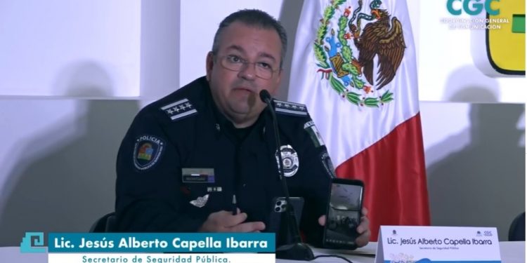 DIFUNDE ALBERTO CAPELLA RESULTADOS EN SEGURIDAD PÚBLICA