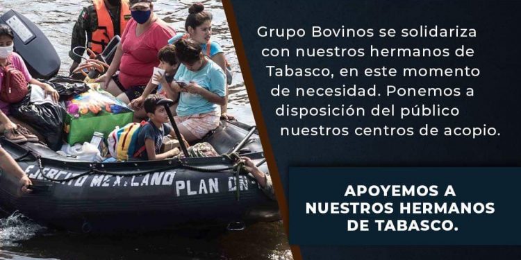 GRUPO BOVINOS LANZA CAMPAÑA POR TABASCO