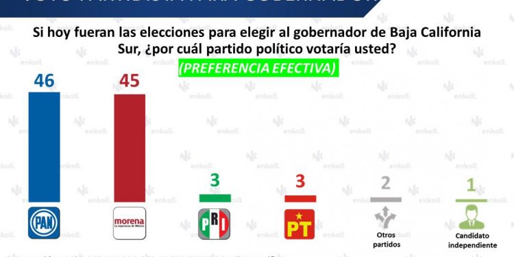 FRANCISCO PELAYO DEL PAN ENCABEZA LAS PREFERENCIAS PARA GOBERNADOR DE BCS