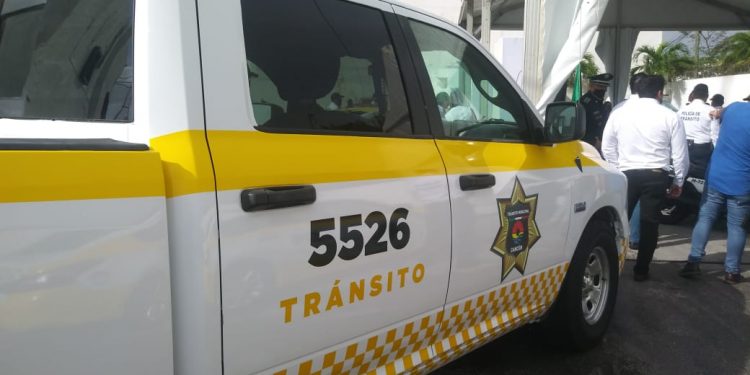PRESENTAN NUEVA IMAGEN DE LA POLICÍA DE TRÁNSITO EN CANCÚN