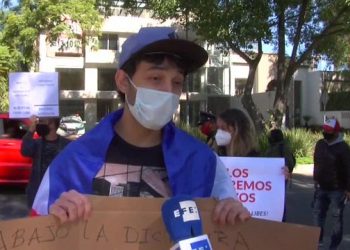 CUBANOS EN MÉXICO CONDENAN REPRESIÓN A GRUPO DISIDENTE MOVIMIENTO SAN ISIDRO