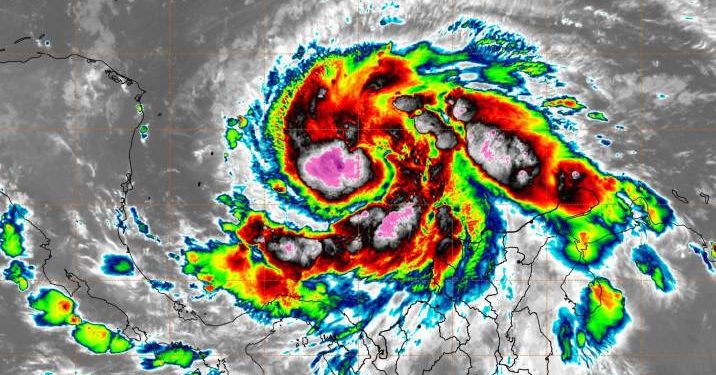 EL HURACÁN IOTA IMPACTARÁ A NICARAGUA Y HONDURAS CON CATEGORÍA 4