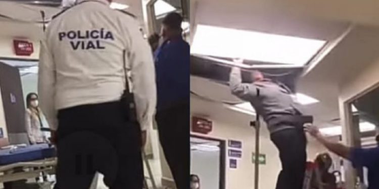 EN MONTERREY UN REO INTENTA ESCAPAR DE HOSPITAL POR DUCTO DE VENTILACIÓN