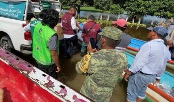 EVALÚAN AUTORIDADES ACCIONES EFECTUADAS PARA SUPERAR EMERGENCIA POR INUNDACIÓN EN TABASCO