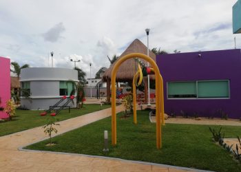 CONSTRUYE EL PODER JUDICIAL BARDA PERIMETRAL EN el CECOFAM DE CANCÚN