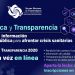 TRANSPARENCIA PARA AFRONTAR CRISIS SANITARIAS, TEMA CENTRAL DE LA SEMANA NACIONAL DE TRANSPARENCIA 2020