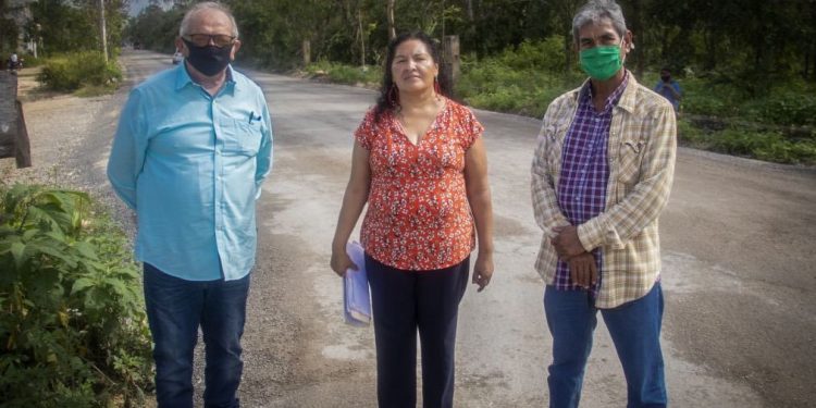 ABRE GOBIERNO DE SOLIDARIDAD CAMINO ASFALTADO PARA BENEFICIO DE MÁS DE DOS MIL FAMILIAS RURALES