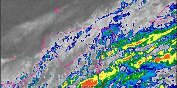 SE PREVÉ UN MIÉRCOLES DE BAJAS TEMPERATURAS Y LLUVIA EN CANCÚN