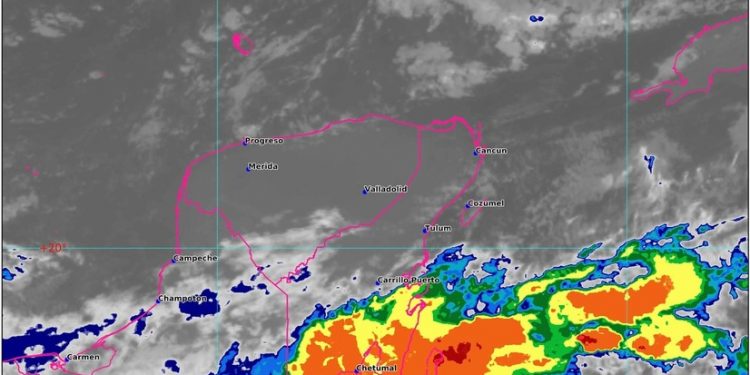 PRONOSTICAN LLUVIAS PARA ESTE VIERNES EN EL NORTE DE QUINTANA ROO