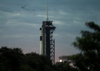 LA CÁPSULA DRAGON LISTA PARA INICIAR SU HISTÓRICA MISIÓN A LA EEI