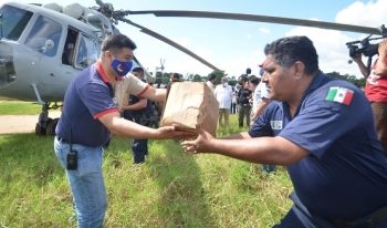 LLEVA SEMAR CON PUENTE AÉREO AYUDA HUMANITARIA A BALANCANENSES