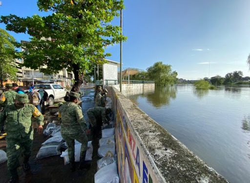 SE MANTENDRÁ EL ASCENSO DE NIVEL EN LOS RÍOS DE PLANICIE TABASQUEÑA