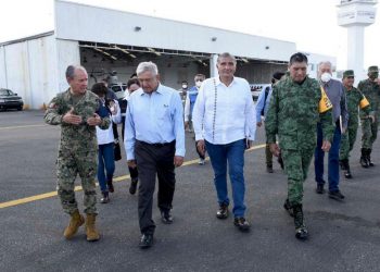 LLEGA AMLO A TABASCO PARA VER SITUACIÓN DE INUNDACIONES