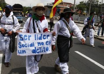 VIOLENCIA DEJA 95 LÍDERES ASESINADOS EN EL PRIMER SEMESTRE DEL AÑO EN COLOMBIA