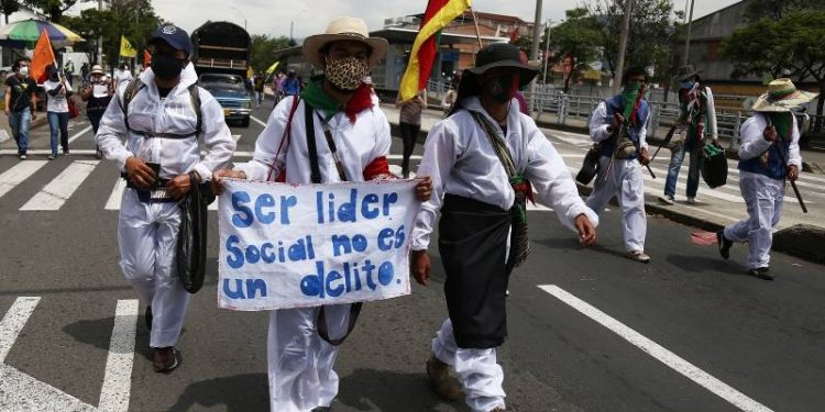 VIOLENCIA DEJA 95 LÍDERES ASESINADOS EN EL PRIMER SEMESTRE DEL AÑO EN COLOMBIA