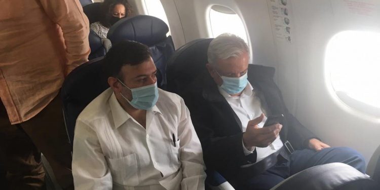 AMLO VUELA A GUADALAJARA; HOY INICIA GIRA POR NAYARIT Y SINALOA