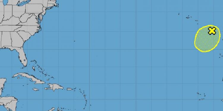 VIGILAN ZONA DE BAJA PRESIÓN EN EL ATLÁNTICO