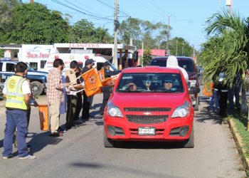 AUTORIDADES DAN BANDERAZO DE INICIO DEL OPERATIVO GUADALUPE- REYES
