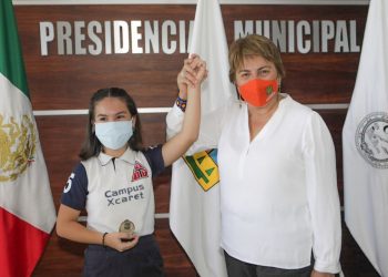 HABLÓ PRESIDENTA DE CABILDO INFANTIL SOBRE SUS SUEÑOS Y PIDIÓ MÁS ÁREAS VERDES A LAURA BERISTAIN