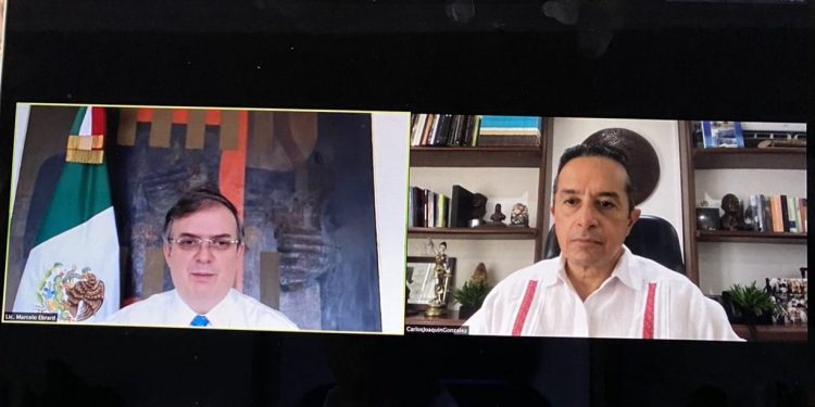 DIALOGA CARLOS JOAQUÍN CON MARCELO EBRARD