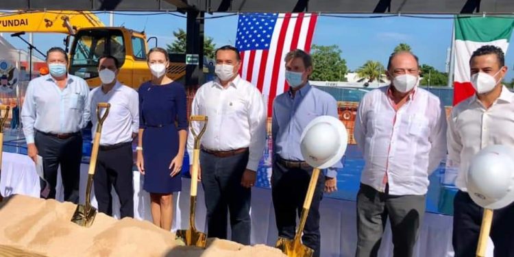 INICIA OBRA DE CONSTRUCCIÓN DEL CONSULADO DE ESTADOS UNIDOS EN MÉRIDA